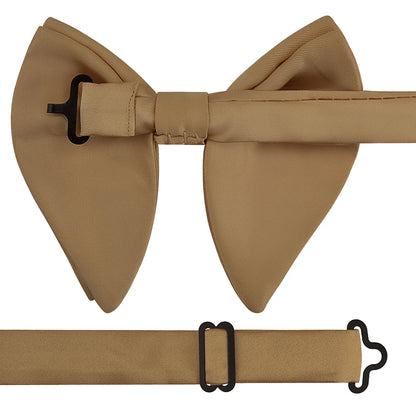 GUSLESON mode rose Champagne bleu solide noeud papillon pour hommes classique grand noeud papillon pour fête de mariage nœud papillon adulte hommes cravate