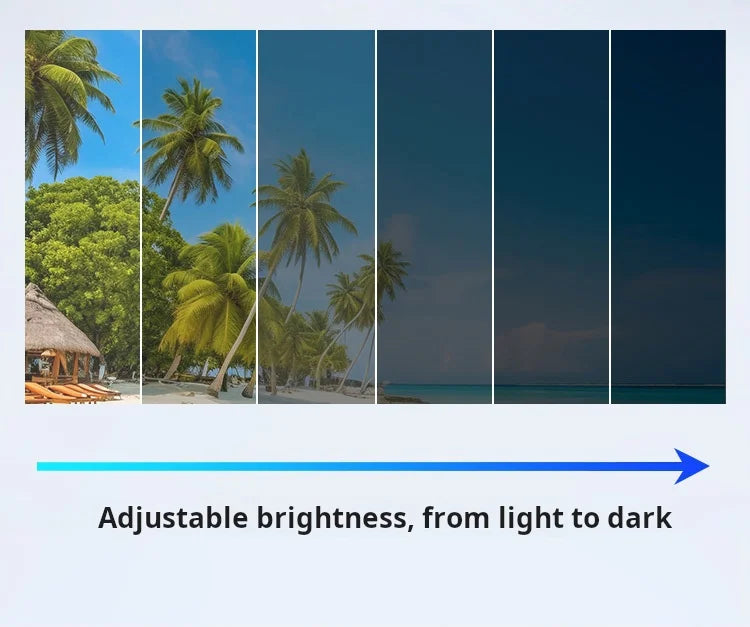 Lunettes de soleil de pêche à gradation réglable à 9 niveaux ND2-400 lunettes de soleil polarisées UV anti UV filtre ND avec ensemble de étuis à lunettes