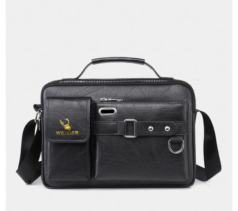 Sac à bandoulière en cuir PU pour hommes, sacs de poitrine imperméables, sacs de voyage, sacoches à la mode, offre spéciale