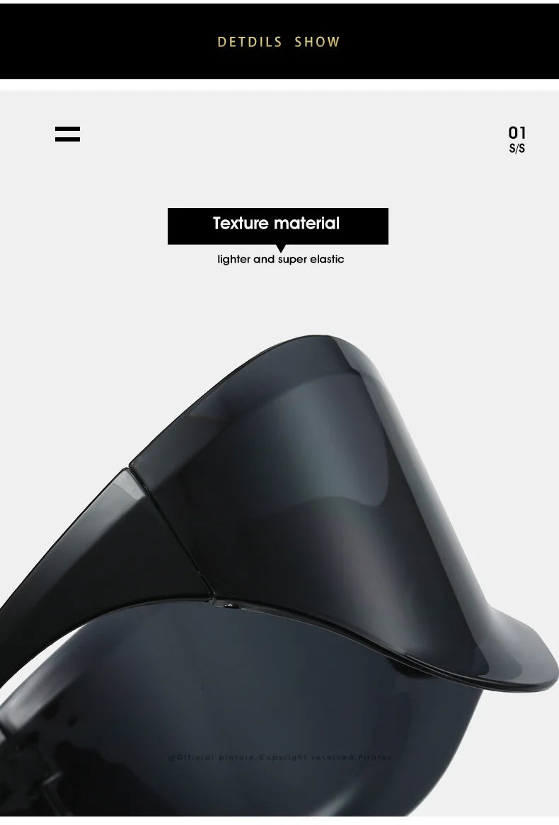 Lunettes de soleil surdimensionnées avec bouclier futuriste pour femmes et hommes, masque argenté à la mode, visière, Punk Y2K