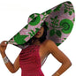 Chapeau de plage africain pour femmes, casquette Ankara à large bord, protection solaire, produit personnalisé, mode estivale