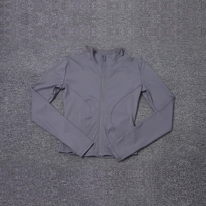 Veste de Sport pour femmes, chemise à manches longues, manteau d'entraînement, vêtements d'entraînement, de Yoga