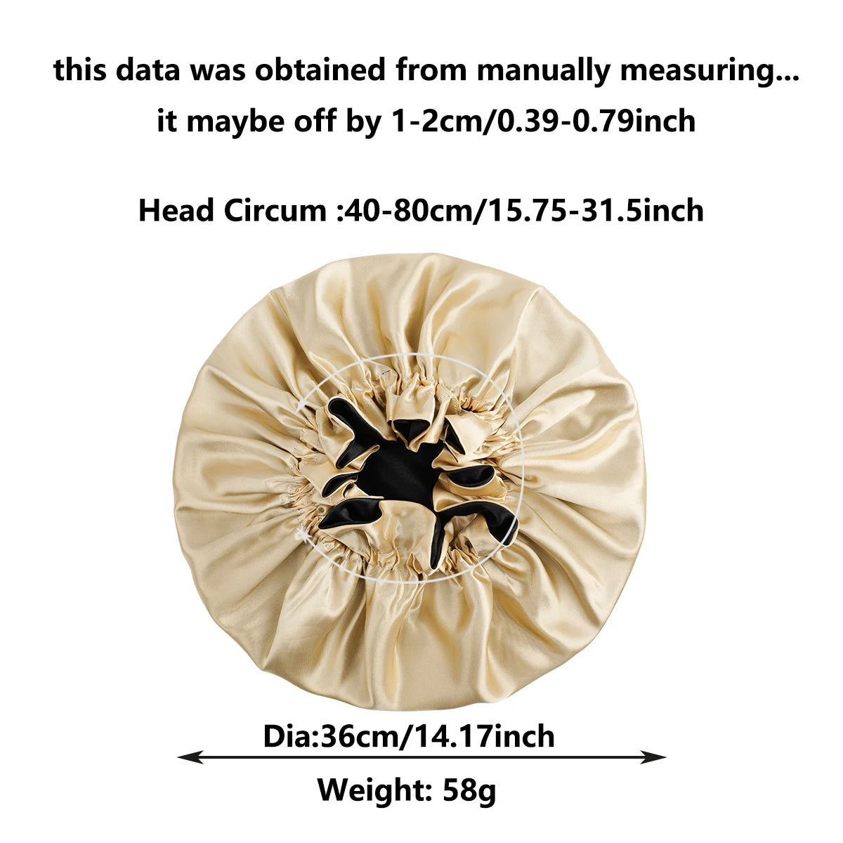 Bonnet de cheveux minimaliste Double couche en Satin, 1 pièce, bonnets de sommeil pouvant être portées des deux côtés, casquette polyvalente pour hommes/femmes