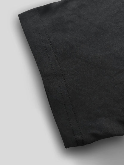 Profil de dame de dessin animé élégant ; T-shirt d'été à manches courtes pour femmes, haut tendance quotidienne