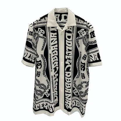 Chemise à manches courtes pour hommes, imprimé numérique, à la mode, vêtements décontractés pour jeunes, adaptés à la plage, été, offre spéciale de printemps