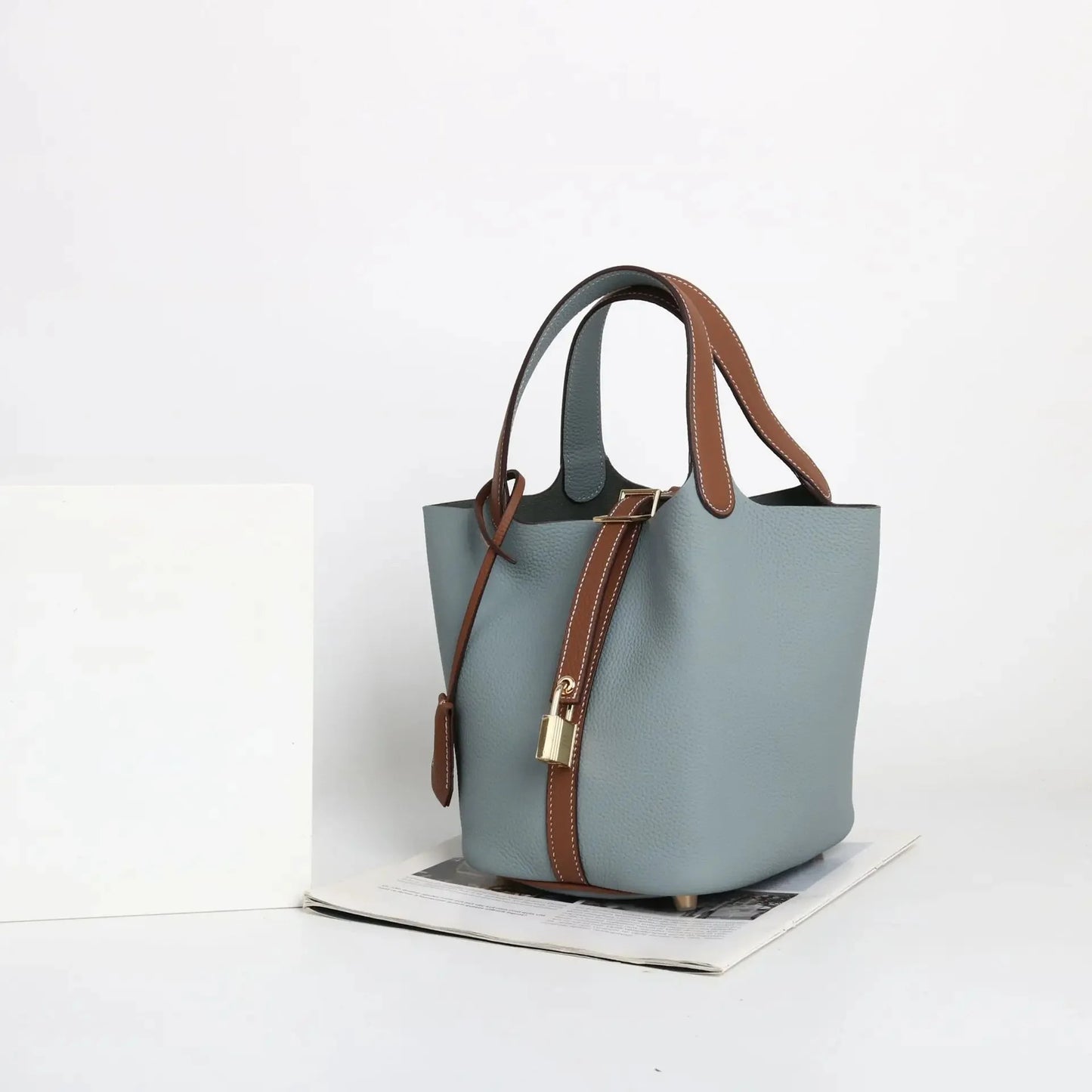 Sac à main en cuir de vache souple, panier de couche de sauna XVI, sac de détermination durable, fabriqué en Chine, nouvelle mode, 2024, E27