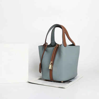 Sac à main en cuir de vache souple, panier de couche de sauna XVI, sac de détermination durable, fabriqué en Chine, nouvelle mode, 2024, E27