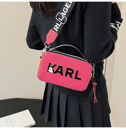 ‌ Sac messager tendance pour femmes, sac à bandoulière Simple, Texture haute sensibilité, Niche polyvalente pour appareil photo, 2025