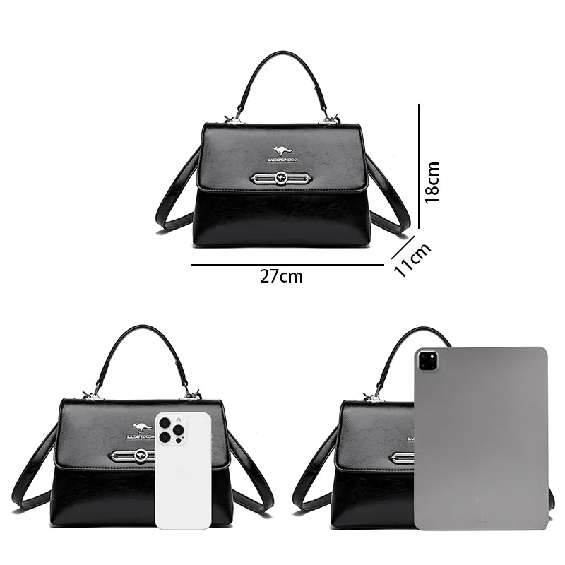 Sac à main rétro tendance pour femmes, portefeuille en cuir souple de haute qualité, petit sac carré, sacs à bandoulière de luxe célèbres