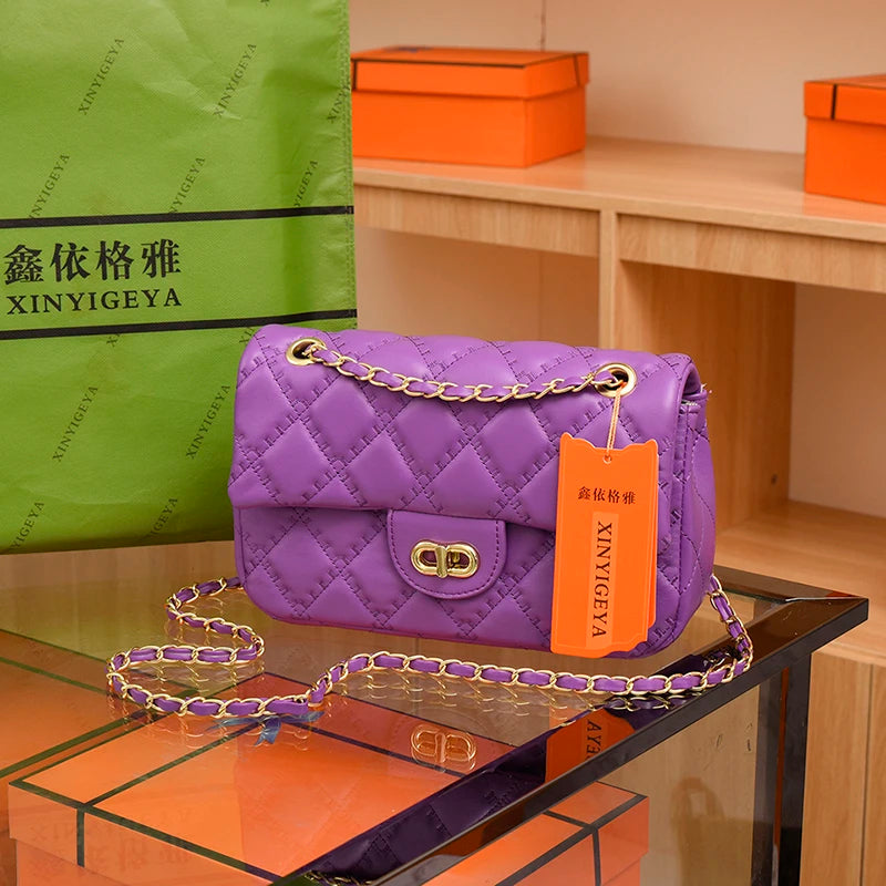 Sac à bandoulière carré Unique pour femmes, sacoche rétro minimaliste en cuir texturé, sac à main de luxe pour les déplacements et la soirée