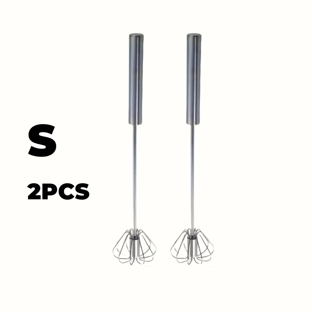 Batteur à œufs en acier inoxydable, mélangeur semi-automatique Durable pour mélanger la crème aux œufs sans effort, remuant et battre pour la cuisson en cuisine