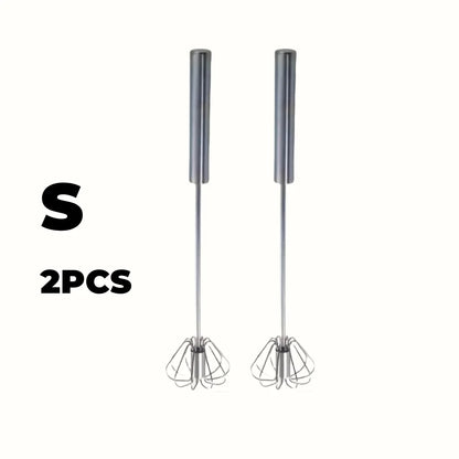 Batteur à œufs en acier inoxydable, mélangeur semi-automatique Durable pour mélanger la crème aux œufs sans effort, remuant et battre pour la cuisson en cuisine