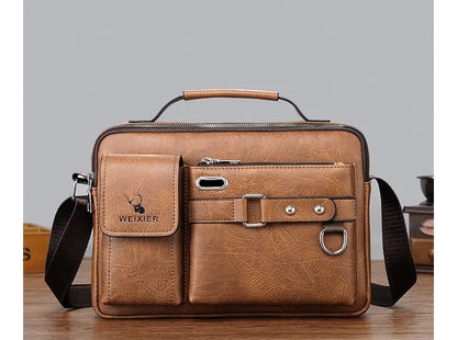 Sac à bandoulière en cuir PU pour hommes, sacs de poitrine imperméables, sacs de voyage, sacoches à la mode, offre spéciale