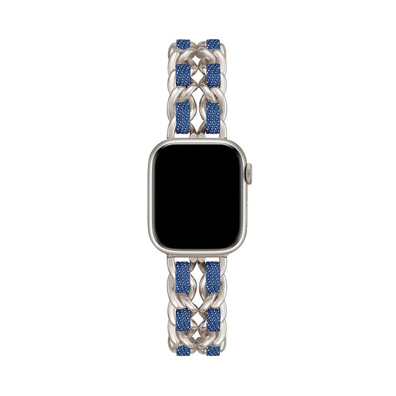 Bracelet en métal pour femmes, pour Apple Watch Band 10 9 8 Ultra 46mm 42mm 49mm 7 SE 6 5 41mm 45mm 44/40mm, Bracelet en acier doré pour dames