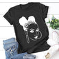 Fille africaine imprimer t-shirt femmes à manches courtes col rond t-shirt ample été femmes t-shirt hauts Camisetas Mujer