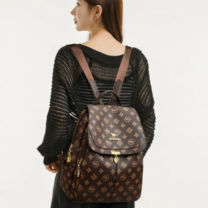 Sacs à Dos imprimés kangourou classiques Sac à Dos en Cuir Pu pour femmes Sac d'école à bandoulière pour mère Sacs à Dos Sac de transport A Dos