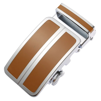 Ceinture en alliage métallique pour hommes, 3.5cm, boucle automatique à dégagement rapide, Clip de ceinture d'affaires, sans trous, boucle de ceinture en cuir bleu rouge