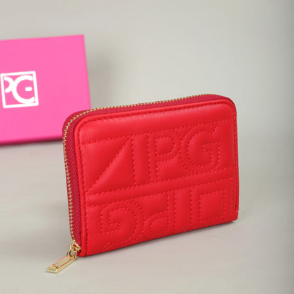 PG PATSY GARIS mode classique rétro hommes et femmes portefeuille universel lettre imprimé Portable sac de carte zéro portefeuille