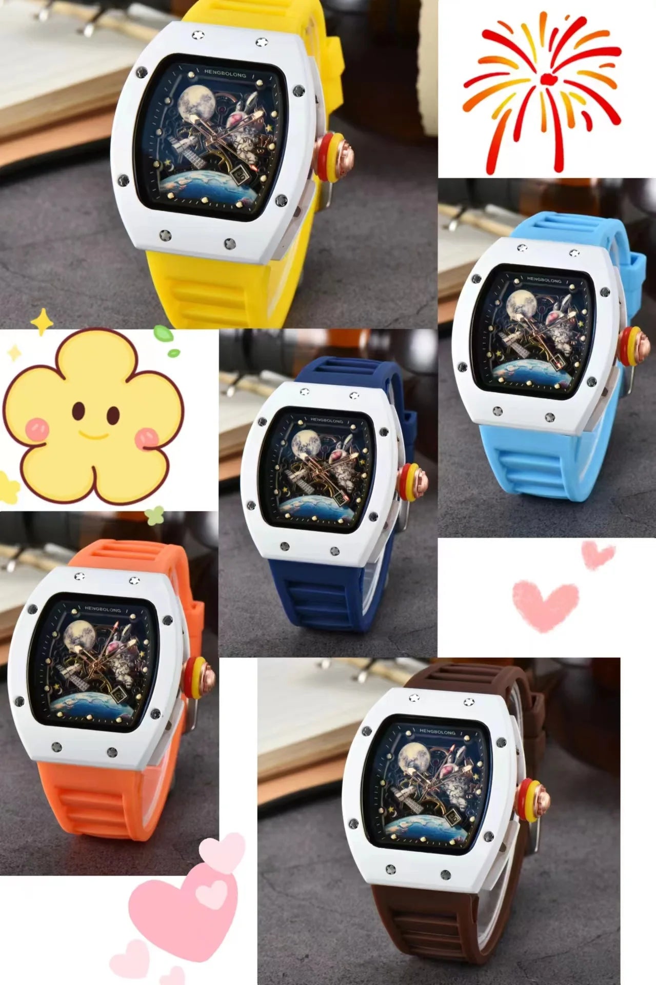 Bande de mode de luxe Tonneau hommes montre lumineuse étanche Date Sport haute qualité montres à Quartz hommes en acier AAA hommes montre-bracelet