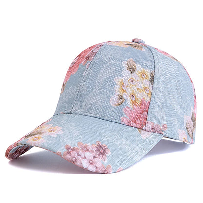 Casquette de Baseball respirante à motif de fleurs pour femmes, nouveau Style, décontractée, Streetwear d'extérieur, chapeau de sport, Dopamine, à la mode