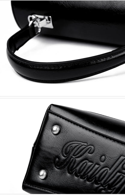 Sac à main rétro tendance pour femmes, portefeuille en cuir souple de haute qualité, petit sac carré, sacs à bandoulière de luxe célèbres