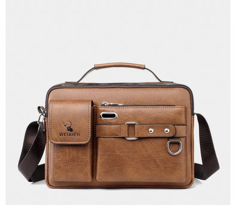 Sac à bandoulière en cuir PU pour hommes, sacs de poitrine imperméables, sacs de voyage, sacoches à la mode, offre spéciale