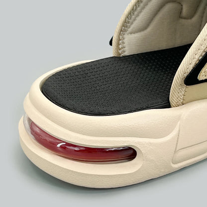 Pantoufles hommes coussin d'air conception glisser homme été nouveau PVC doux antidérapant hommes pantoufles de sport pour hommes tongs Chanclas Hombre