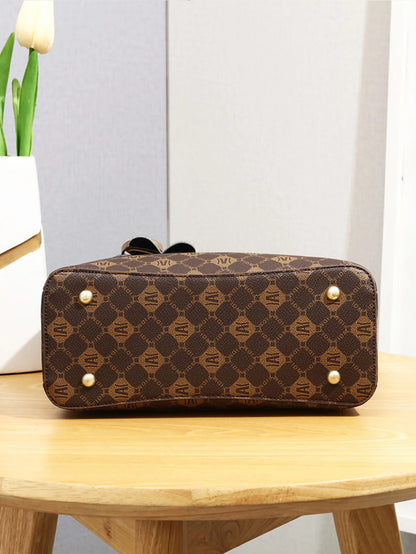 Sac à main imprimé vintage pour femme, sac à bandoulière simple, grande capacité, qualité avancée, élégant, mode 100