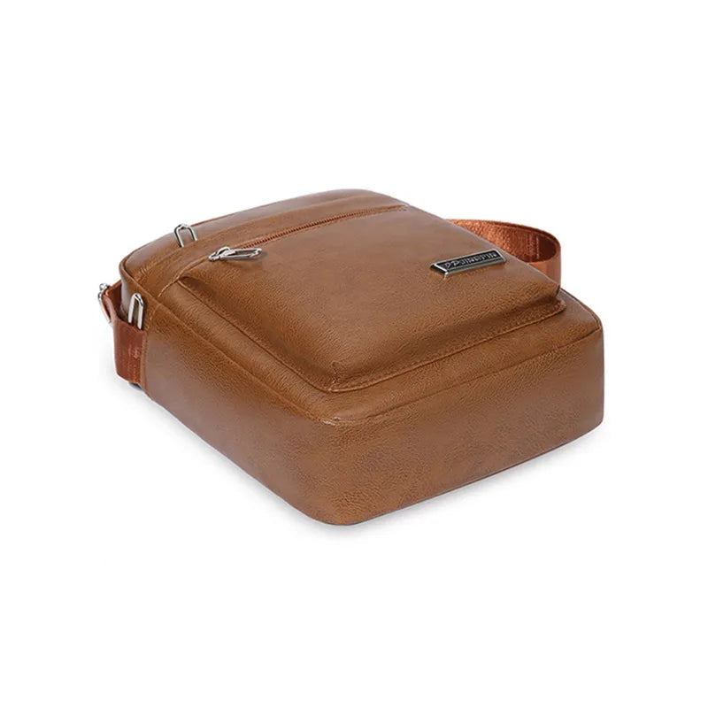 Hommes bandoulière sacs à bandoulière étanche Vintage hommes sacs à main grande capacité en cuir PU sac homme sacs de messager sac fourre-tout