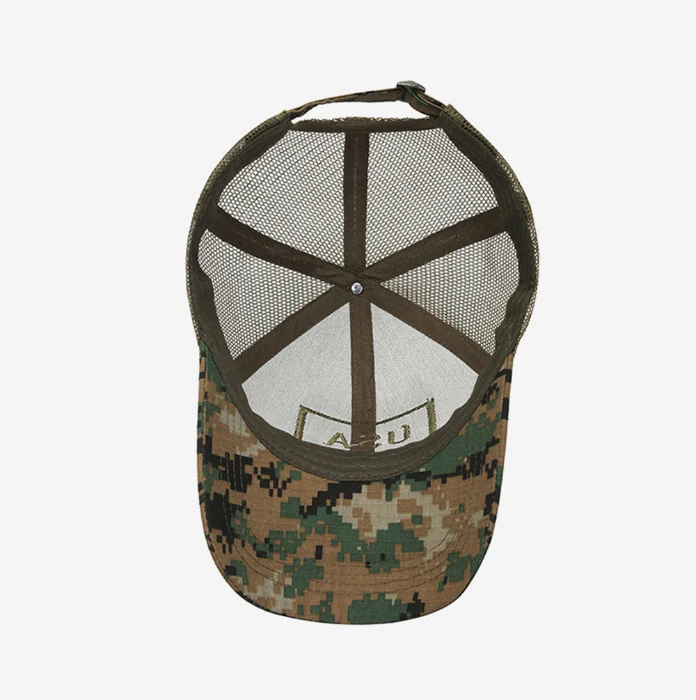 Casquette de Baseball Camouflage drapeau américain pour hommes, tactique respirante en plein air, chapeau à visière d'alpinisme réglable et élégant