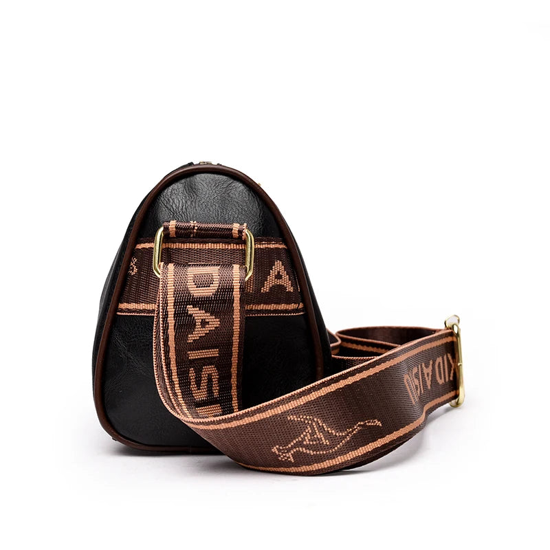 Sac à main décontracté en cuir souple pour femmes, sacs à bandoulière, nouvelle mode imprimée, fourre-tout pour dames, 2024