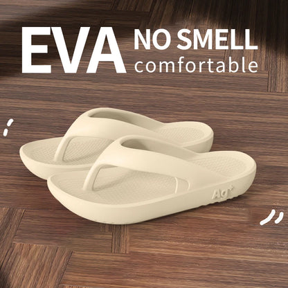 Sandales coulissantes d'été pour hommes, pantoufles antidérapantes à fond épais EVA, tongs d'extérieur confortables et respirantes