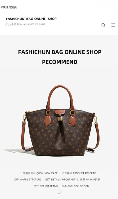 Sac de banlieue de grande capacité pour femmes, nouvelle mode rétro, Texture haut de gamme, fourre-tout à bandoulière polyvalent, 2025