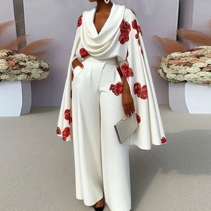 Tenue 2 pièces pantalon large pour femmes, ensembles patchwork à col simple Pys, olympiques College à manches longues pour dames, printemps, automne, 2025