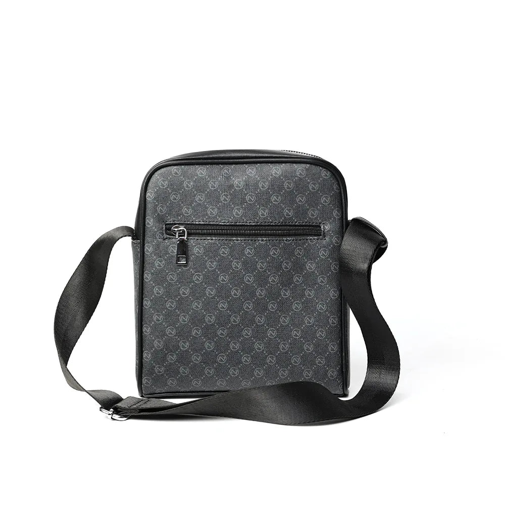 Design de luxe hommes sacs à bandoulière mode Plaid lettre imprimé sac à bandoulière hommes carré sac à bandoulière mâle fronde sac de messager