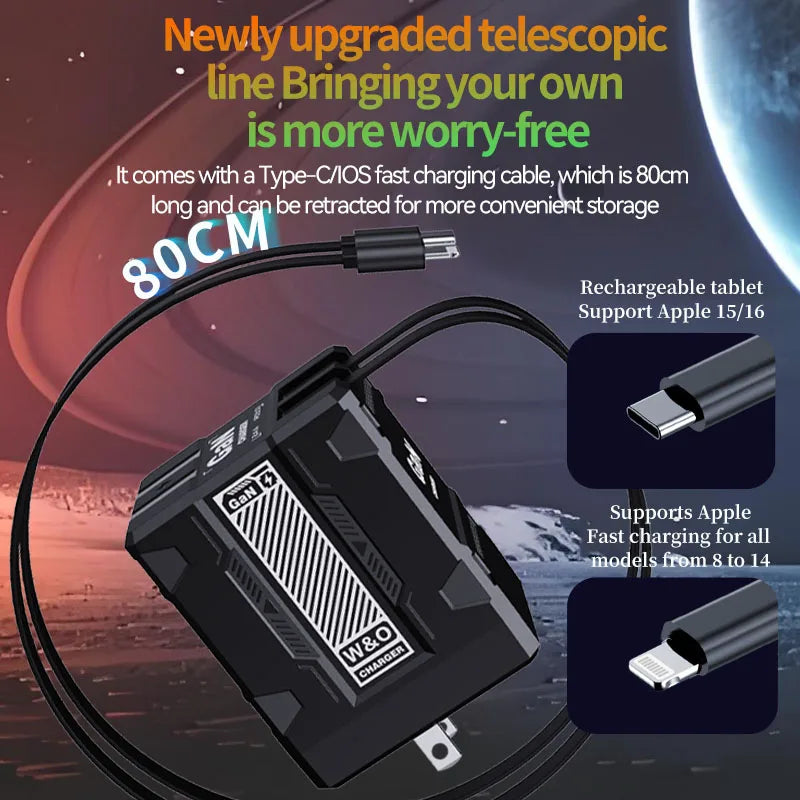 GaN 20W charge rapide PD3.0 chargeur Type C éclairage pour iPhone 12 13 Samsung Huawei Xiaomi téléphone portable prise ue/US chargeur mural