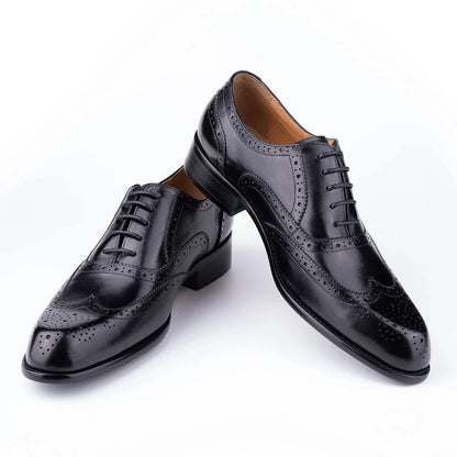 Chaussures Oxford faites à la main pour hommes, chaussures Derby à lacets, cuir véritable, élégantes, carrées, artisanat, fête de mariage, nouvelle tendance, mode
