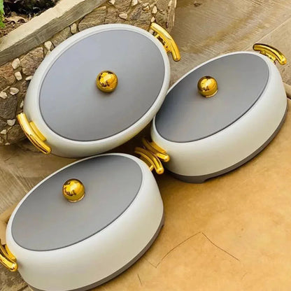 Boîte isotherme pour aliments du Ramadan, grande capacité, chauffe-plats, boîte à lunch, événement, réunion de famille, 2L, 2,5 L, 3L, ensemble de 3 pièces