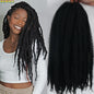 1 - 6 paquets de cheveux en crochet de twists Marley de 18 pouces, de noir et brun à blond, cheveux de tresse ombré Afro Marley synthétique, pour les tresses de mèches fausses