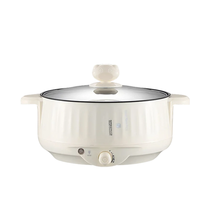 Pot électrique multicuiseur simple/Double couche de 1,7 l, poêle antiadhésive domestique pour 1 à 2 personnes, cuiseur à riz chaud, appareils de cuisson