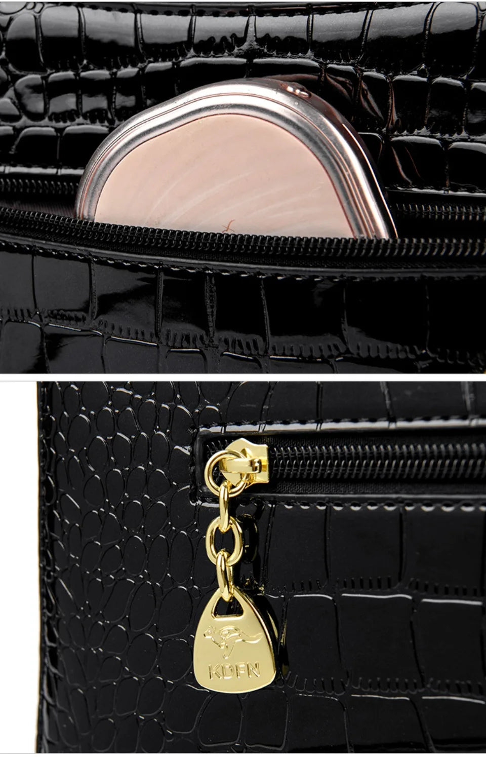 KAIDIFEINIROO marque kangourou Alligator Pu cuir épaule sac à bandoulière pochette sacs à main pour mère petites femmes sacs à main nouveau