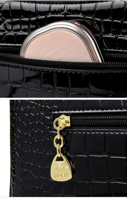 KAIDIFEINIROO marque kangourou Alligator Pu cuir épaule sac à bandoulière pochette sacs à main pour mère petites femmes sacs à main nouveau