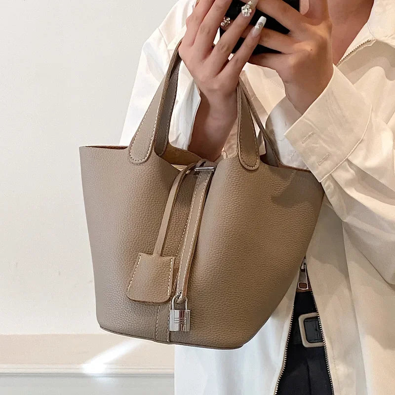 Sac à main en cuir PU pour femmes, Design Unique haut de gamme, offre spéciale de la saison, sac seau tendance, polyvalent à la mode, Si