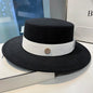 Fedora chapeaux pour femmes mode élégant melon robe casquettes Panama église mariage ruban bande chapeau hommes feutre Jazz chapeau