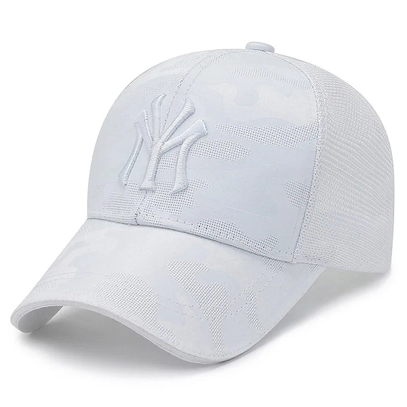 Chapeaux de baseball CamSolomon avec broderie de lettres, chapeaux décontractés réglables, chapeau de protection solaire, mode extérieure, printemps et automne
