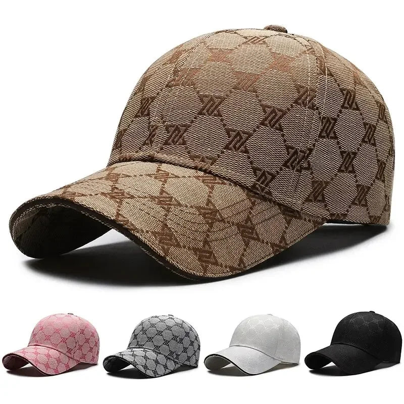Casquette de Baseball cousue à trois lignes pour hommes et femmes, protection solaire quatre saisons, décontractée, filet rouge en détresse, chapeau 1841