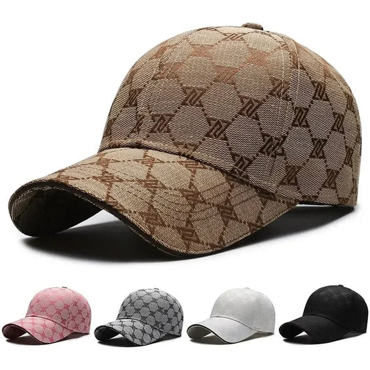 Casquette de Baseball cousue à trois lignes pour hommes et femmes, protection solaire quatre saisons, décontractée, filet rouge en détresse, chapeau 1841