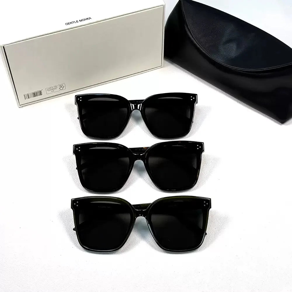 GM nouveau HER 2025 nouveau GM Style carré lunettes de soleil surdimensionné UV400 Protection cadre flatteur unisexe lunettes de soleil pour hommes femmes