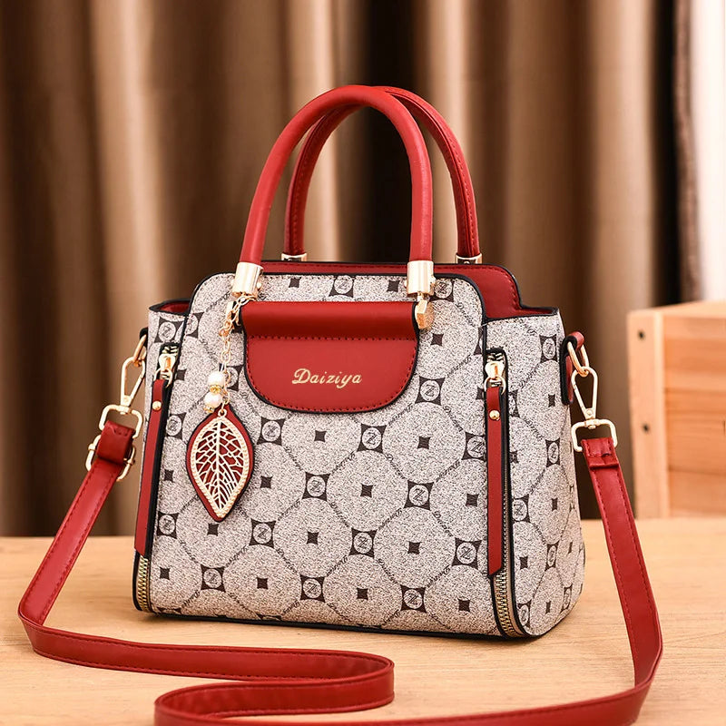 Sac à main à bandoulière alertes onale imprimé pour femme, sac à main à la mode, grande capacité, initié, rétro classique, urbain, nouveau