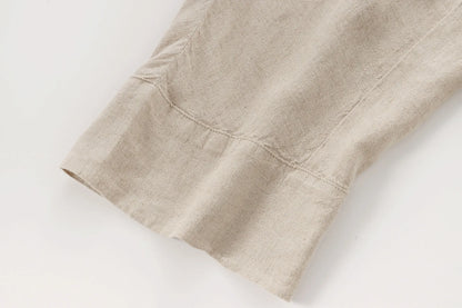 TRAFZA 2024 femmes 2 pièces ensemble taille élastique poche plis décorer pantalon à jambes larges + solide simple boutonnage fente ourlet Blouse haut